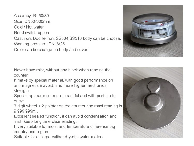 Woltman Cold Water Meter DN50-DN600 Woltman Cold Water Meter DN50-DN600