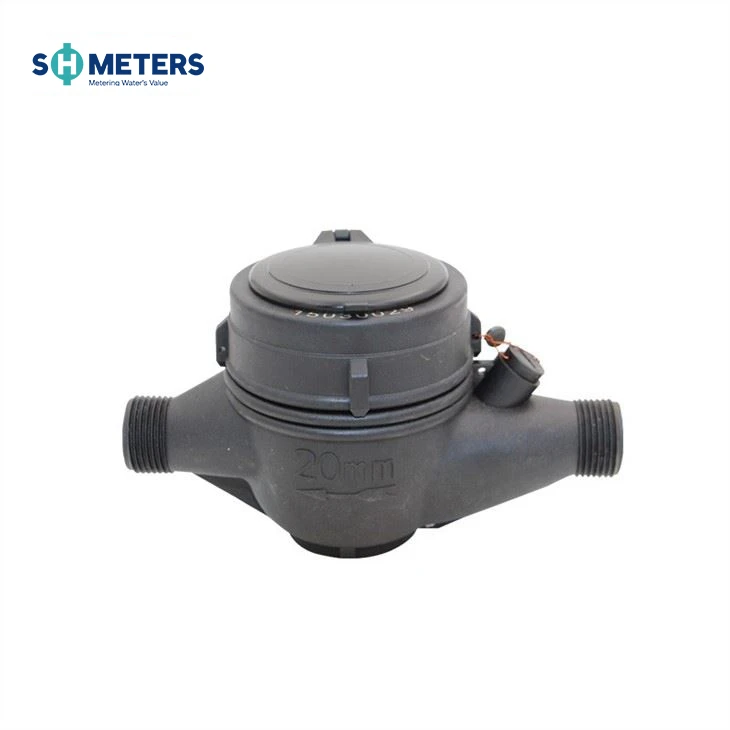 1/2inch~2inch Dry Dial Water Meter Plastic Body Cold Water Meter For Domestic Residential