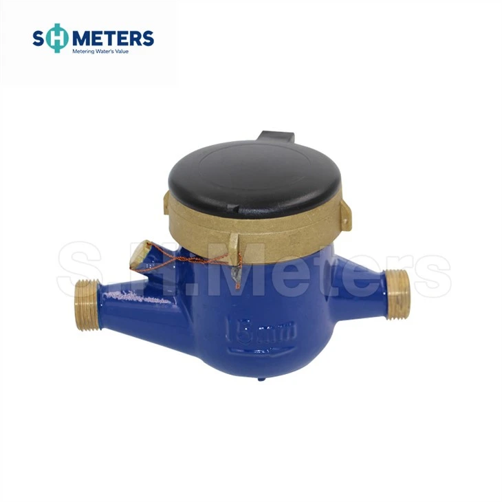 Comptador d'aigua Multijet de llautó amb sortida d'impuls de 40 mm