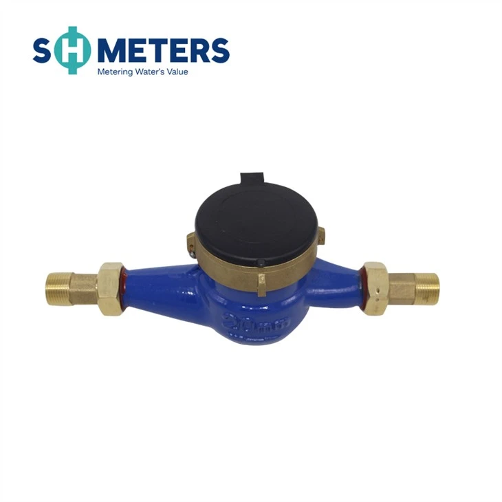 DN15~DN50 class b Brass Multijet Water Meter output pulse