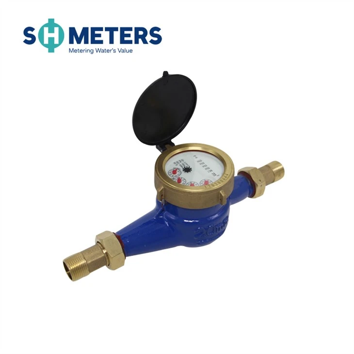 DN15~DN50 class b Brass Multijet Water Meter output pulse
