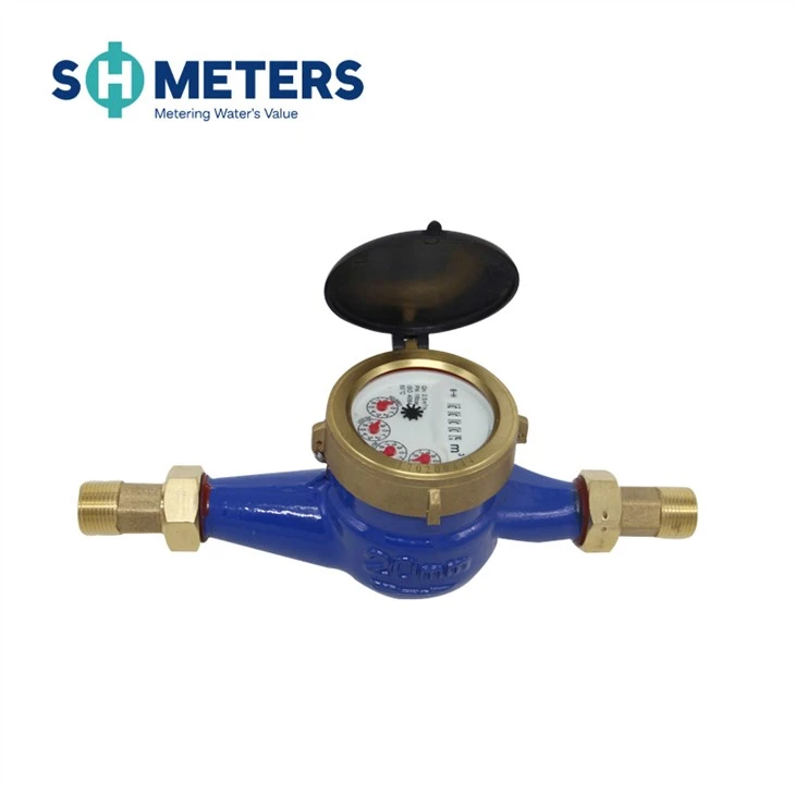 DN15~DN50 class b Brass Multijet Water Meter output pulse