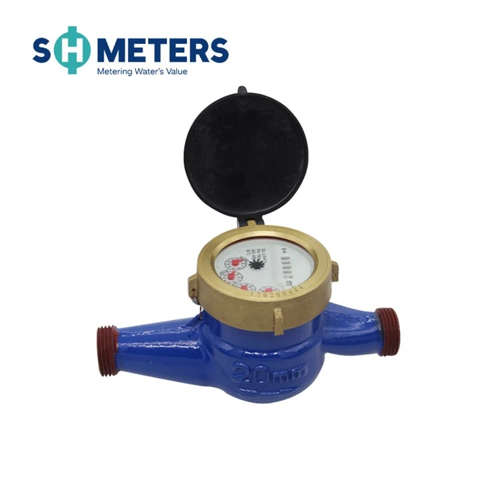 DN15~DN50 class b Brass Multijet Water Meter output pulse