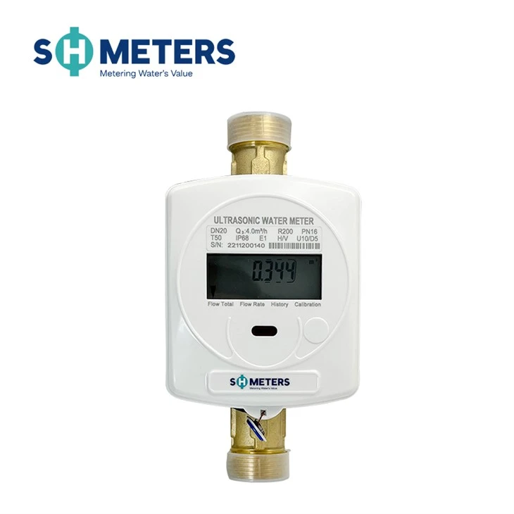 Comptador d'aigua ultrasònic Dn15 Cos de llautó digital sense fil