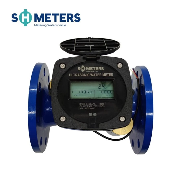 Bulk Ultrasonic Water Flow Meter Brass Body DN50~400mm